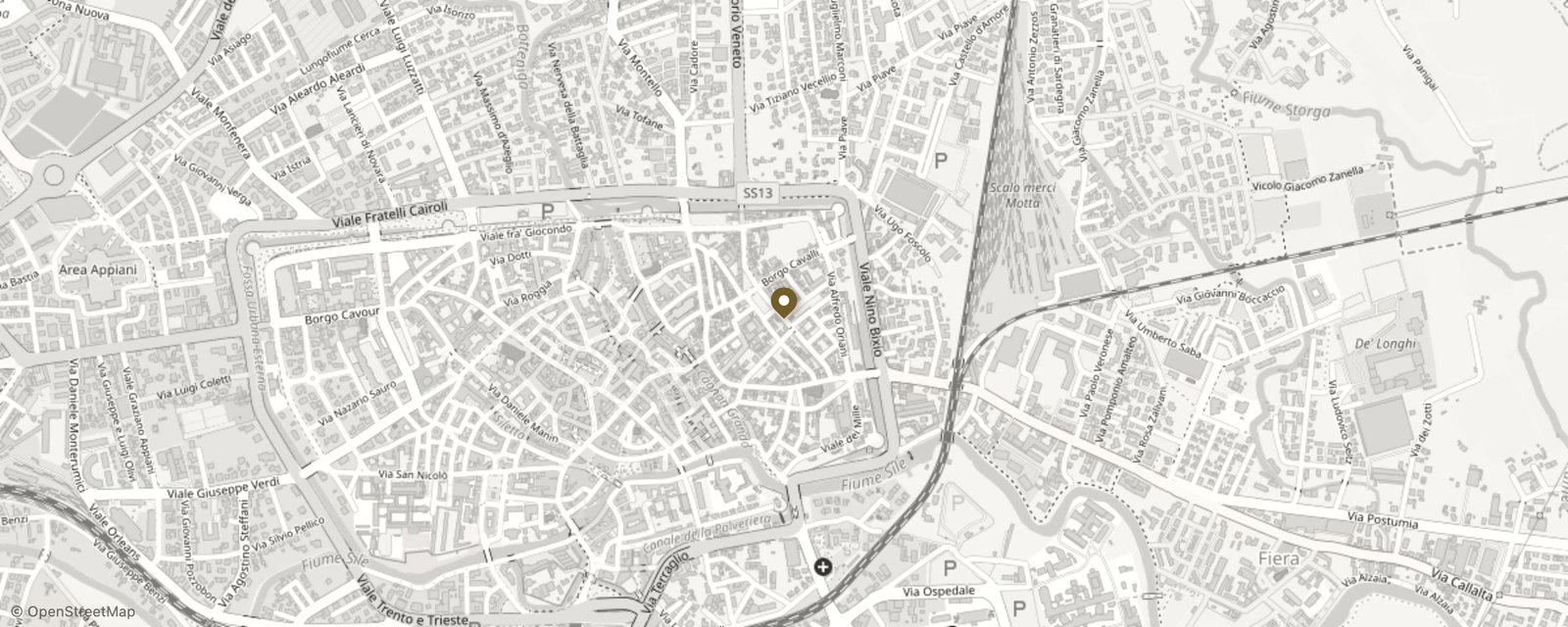 Mappa: Via S. Girolamo Emiliani 3, 31100 Treviso, Via S. Girolamo Emiliani 3 31100 Treviso
